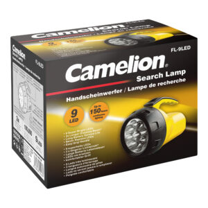 CAMELION FL-9LED-4R6B Foco de mano multicabezal 9 x LED / incl. 4 pilas R6